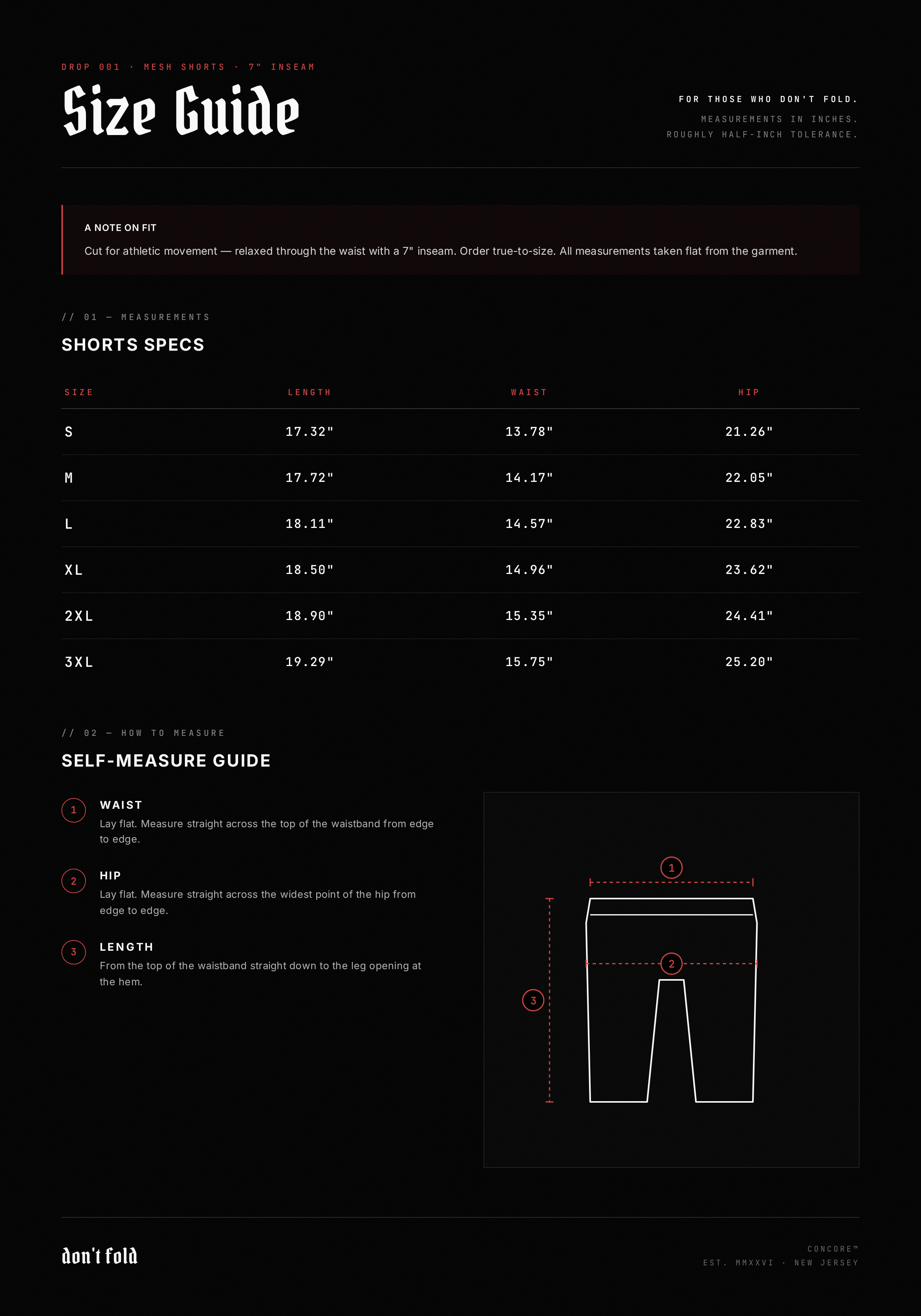 Mesh Emblem Shorts
